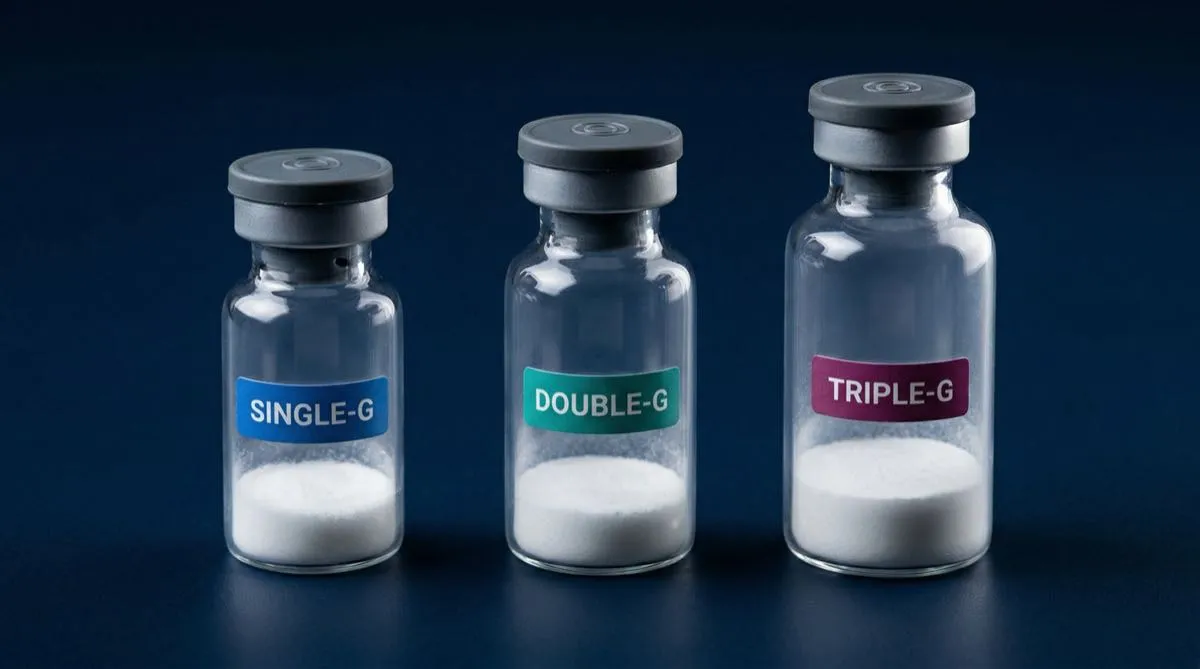 Tabella comparativa delle tre generazioni di peptidi dimagranti