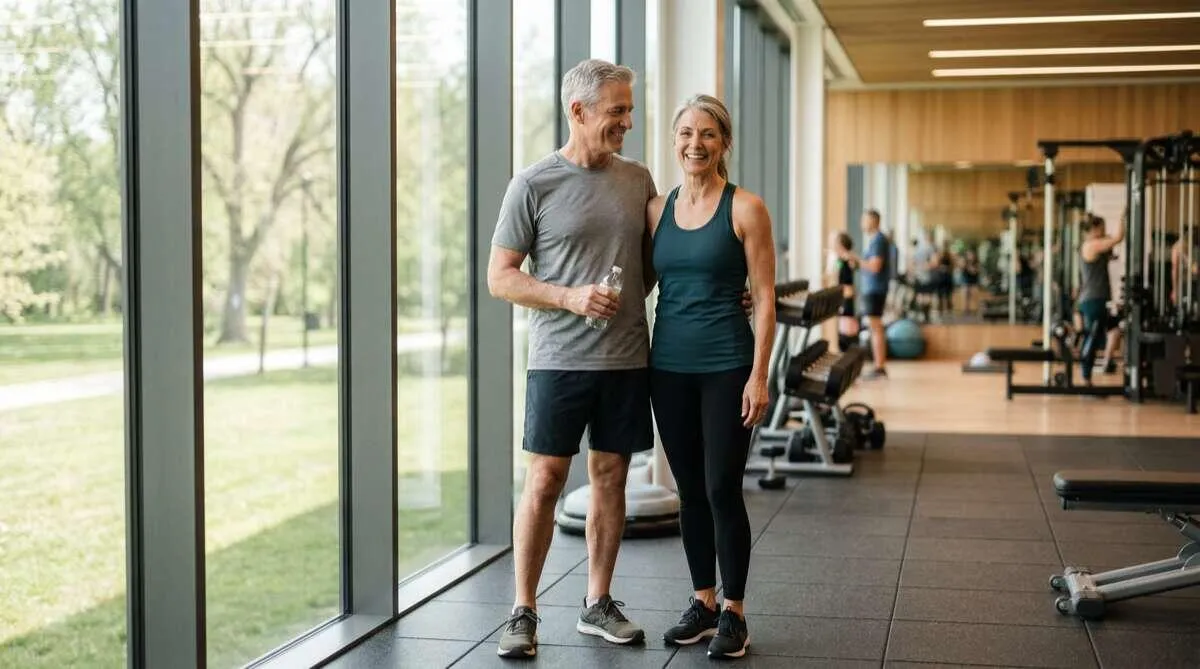 Persona over 50 attiva e in salute